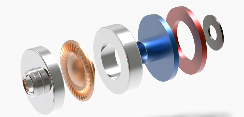 ขาย KZ HDS1 (มีไมค์ในตัว) หูฟังอินเอียร์แนวใหม่จิ๋วแต่แจ๋ว ให้คุณภาพเสียงระดับ HD (สีฟ้า)