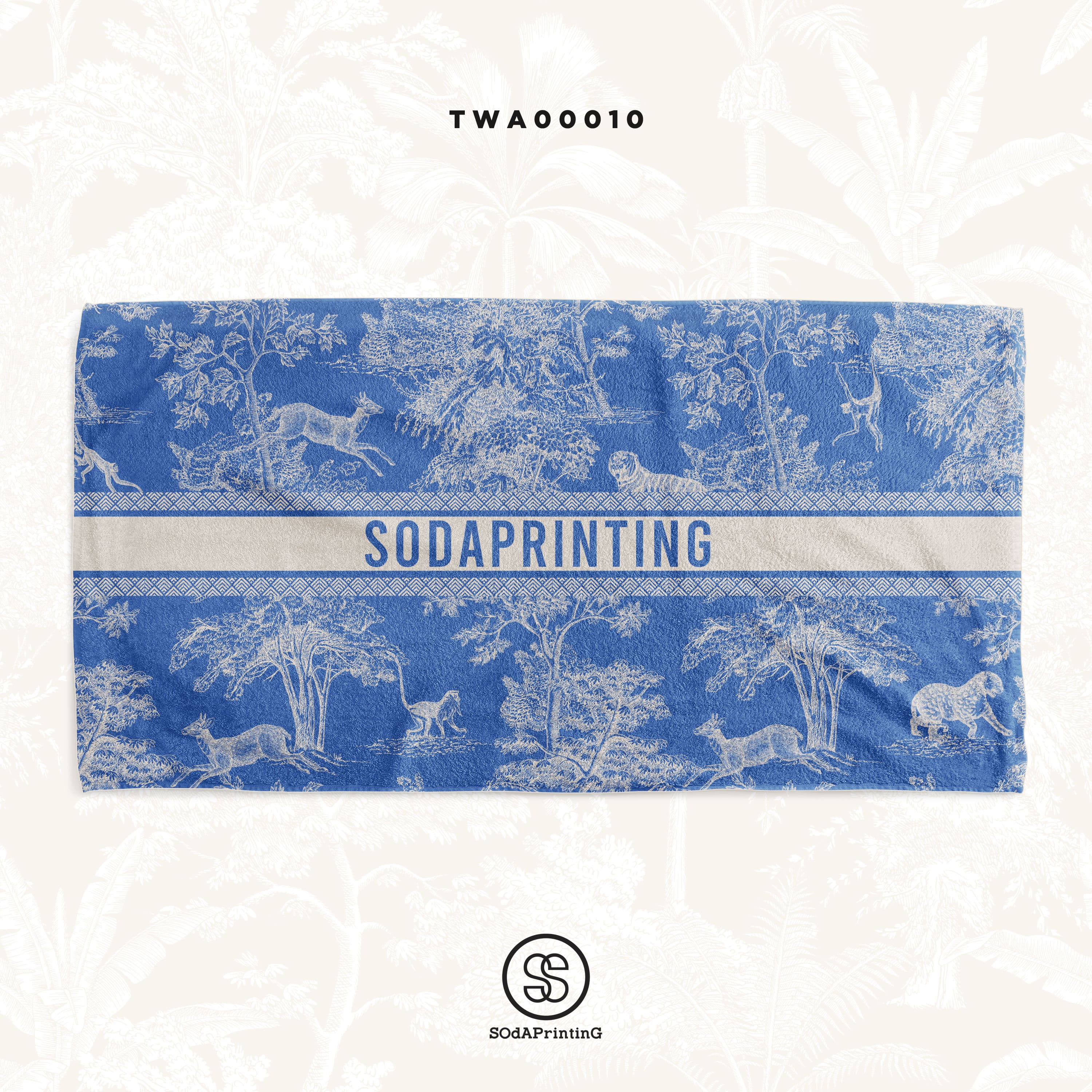 ผ้าเช็ดตัว FOREST รหัส TWA00010 #SOdAtowel #SodAhome #ผ้าขนหนู #ผ้าเช็ดตัว #towel