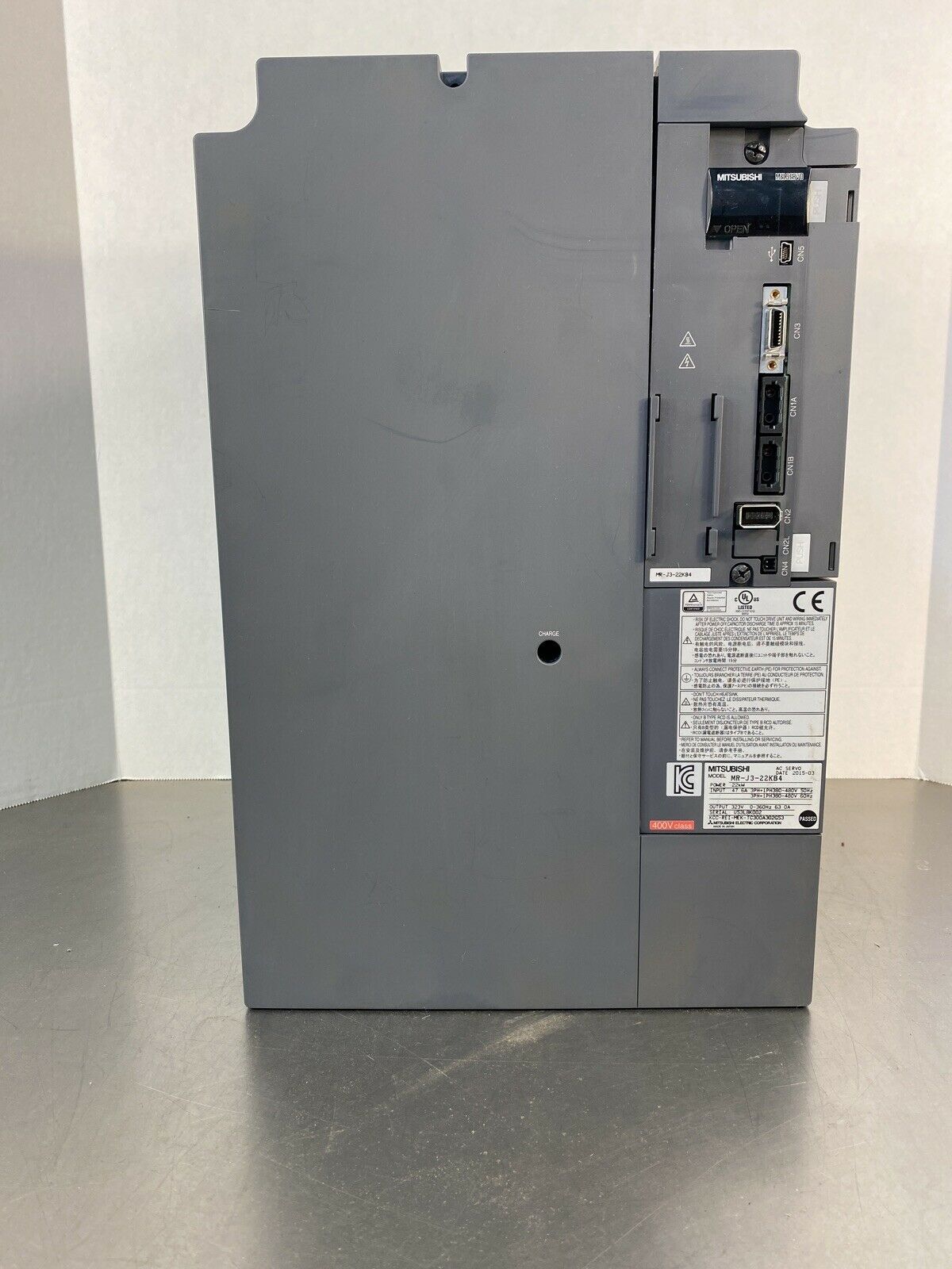 SERVO DRIVE " MITSUBISHI " รุ่น MR-J3-22KB