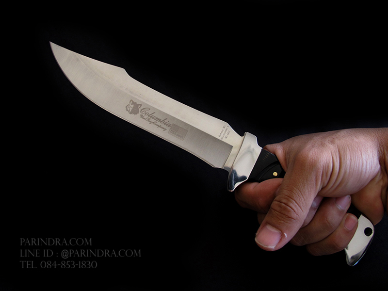 มีดเดินป่า COLUMBIA รุ่น G03 ใบมีดสวย คมมาก สำเนา