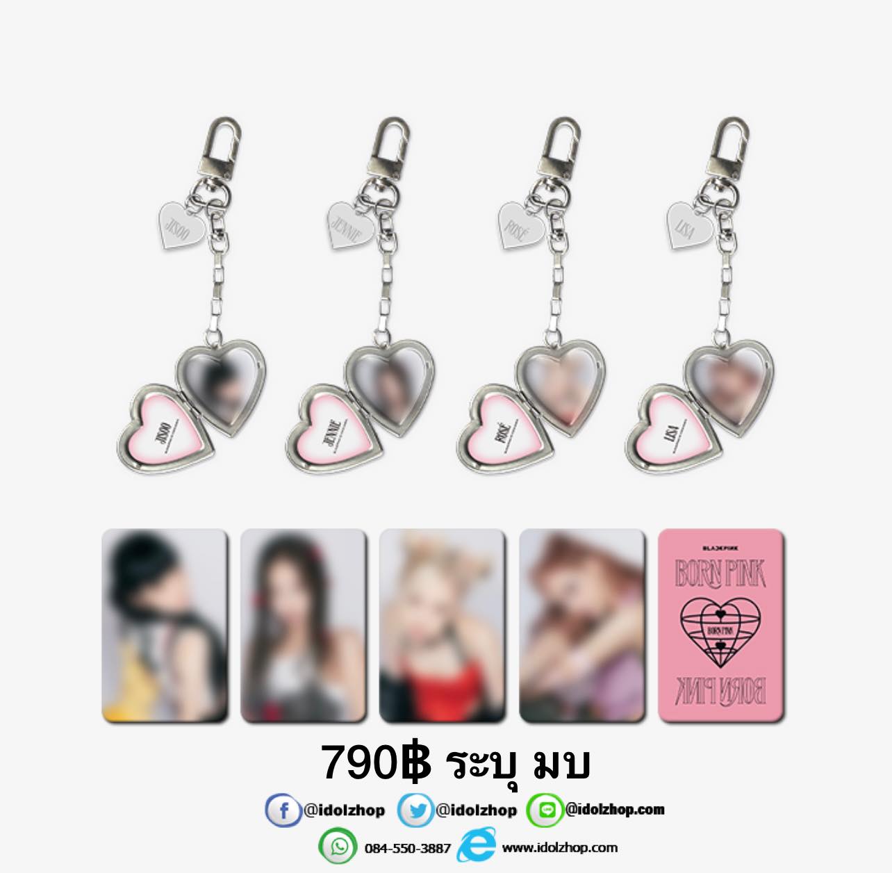 𝐏𝐑𝐄 พวงกุญแจ [BPTOUR] #BLACKPINK PHOTO KEYRING ระบุ มบ.ต้องการ -นำเข้า 14-25 วัน.-