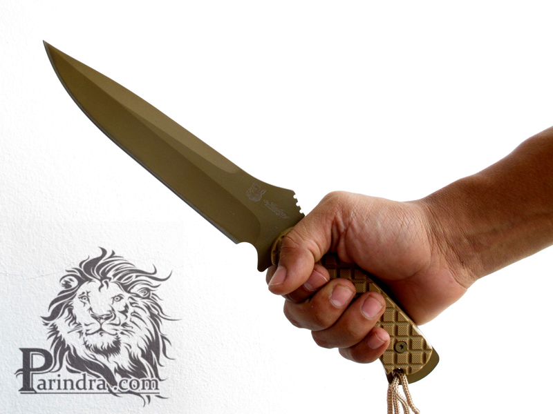 มีดเดินป่า COLUMBIA รุ่น SA31 DESERT ACU ซองลายพรางทะเลทราย