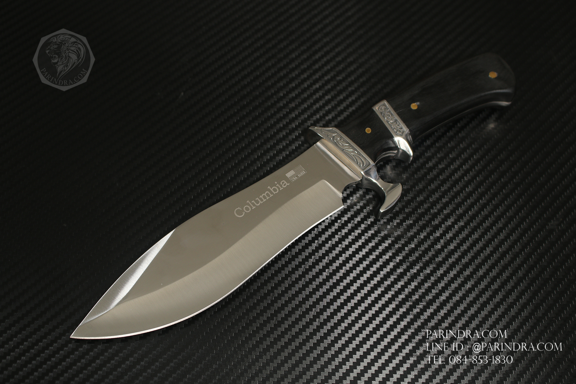 มีดใบตาย Columbia รุ่น A95 ทรงใบมีดสวย หนาใหญ่สะใจ คมกริบ พร้อมปลอกมีด พร้อมใช้