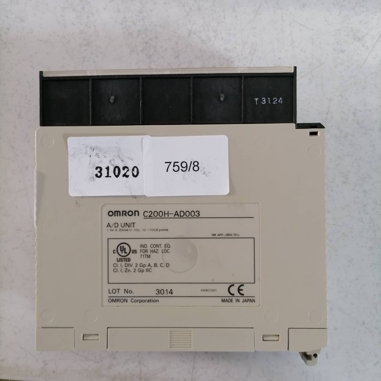 C200H-AD003 PLC “ OMRON ”