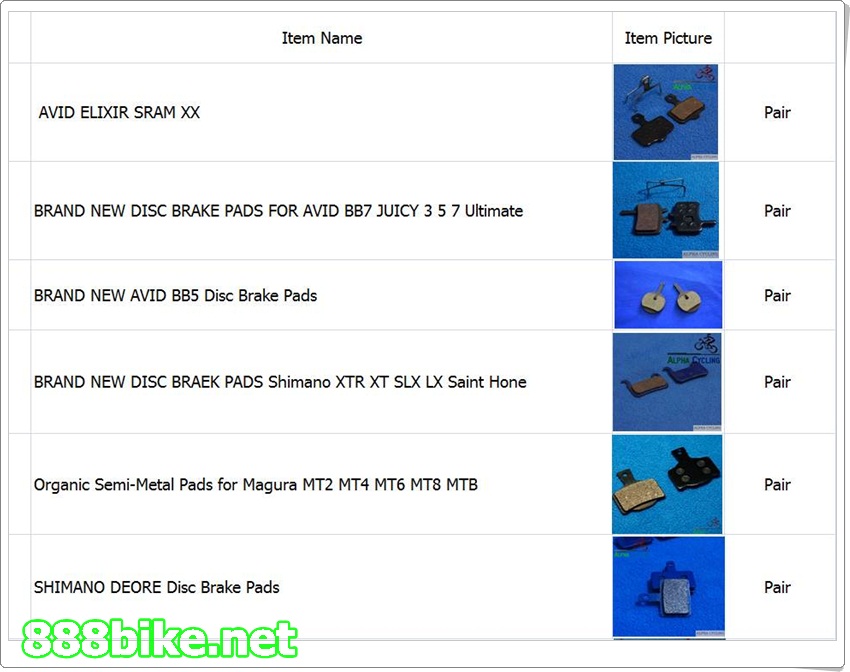 ผ้าเบรค COOMA Disc Brake Pads แผ่นยางเบรคดิส (ต่อคู่)