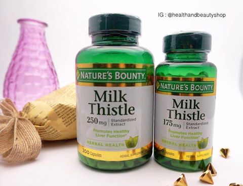 #ไขมันพอกตับ # Nature's Bounty, Milk Thistle, 250 mg, 200 Capsules