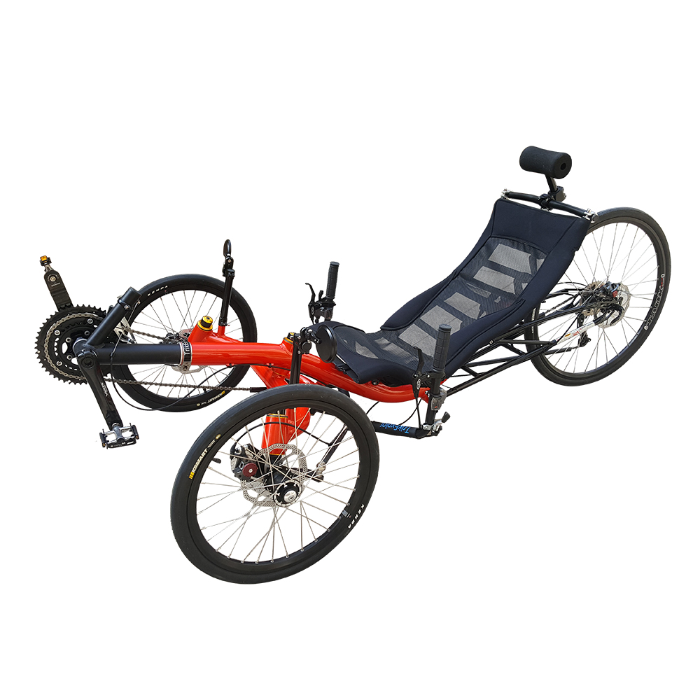 จักรยานนอนปั่น MOTRIKE 326 | TrikExplor 3 Wheel Touring Recumbent Bike | Shimano 3x9 Speed | อลูมิเนียมเฟรม 6061 T6 | รองรับผู้ขี่สูง 165–200 ซม.