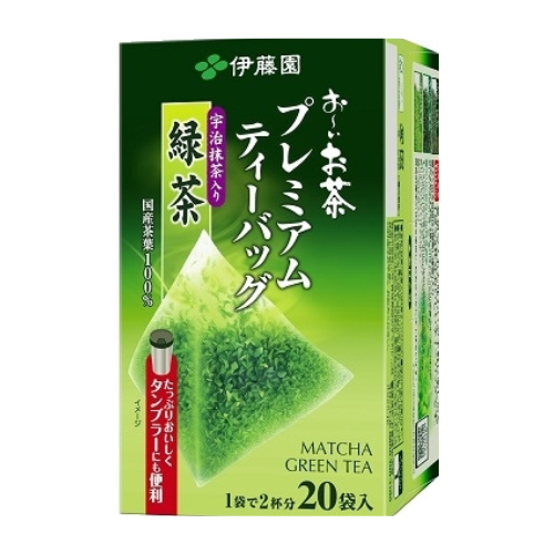 ชาเขียวผสมมัทฉะ ITOEN MATCHA GREEN TEA PREMIUM 20ถุง