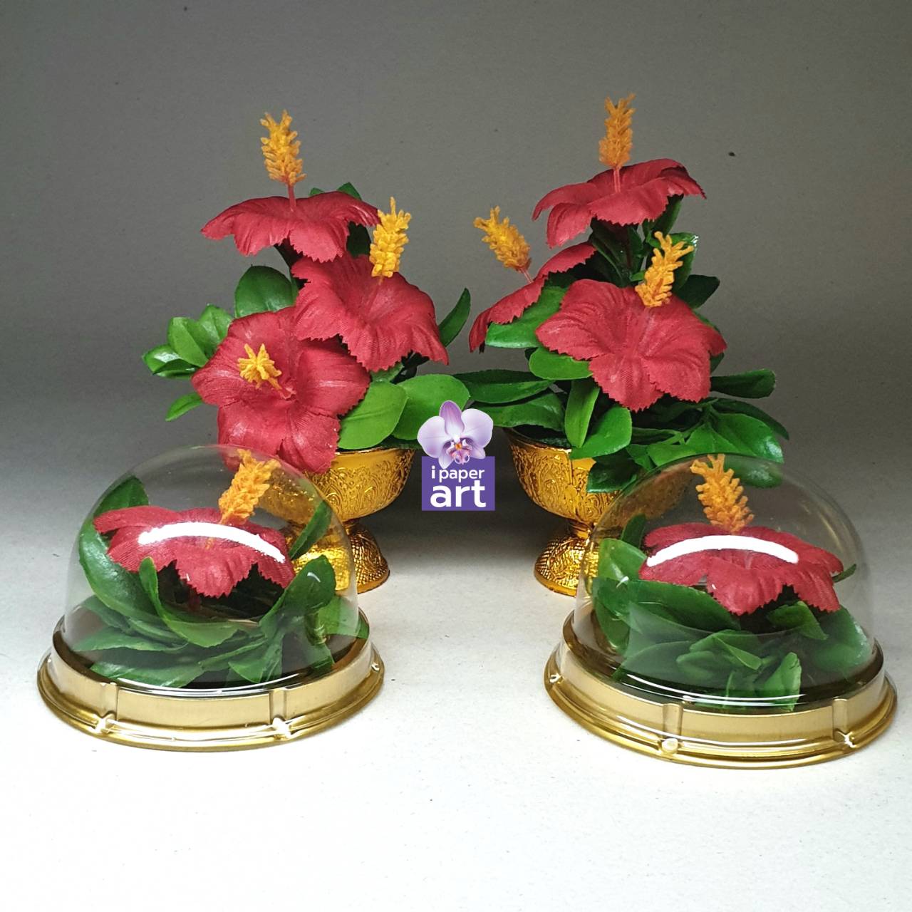 ดอกชบาจิ๋ว | ถวายพระแม่อุมา พระแม่ลักษมี พระพิฆเนศ เทพฮินดูทุกพระองค์