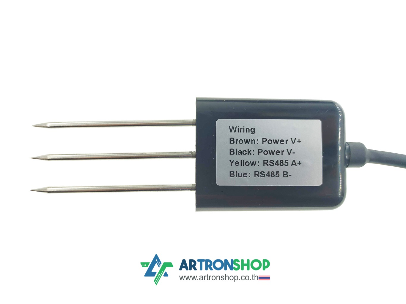 เซ็นเซอร์วัดความชื้นในดิน อุณหภูมิ Modbus RS485 Soil Sensor