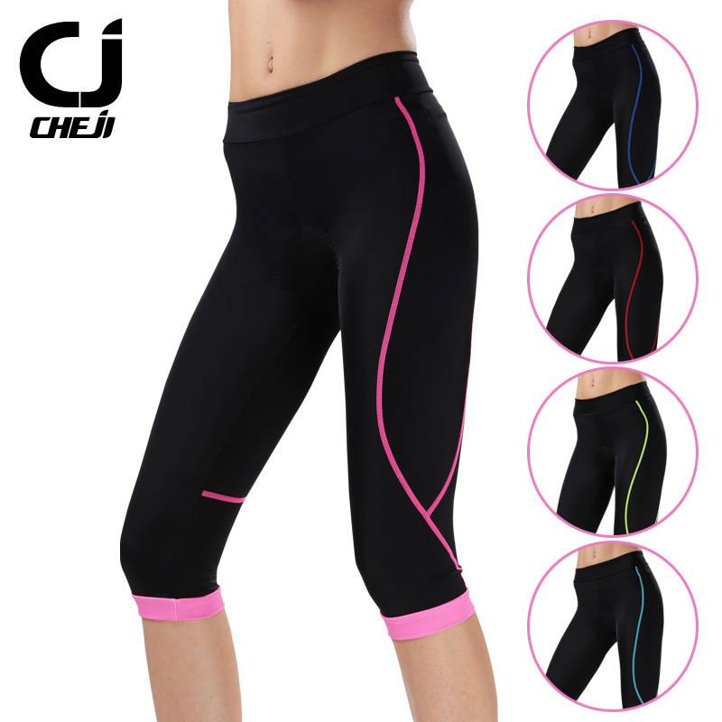 กางเกงปั่นจักรยาน Cheji Cycling pants (KORIA) ,CJ-CT-2185-04 (4 ส่วน) ขาสี่ส่วน