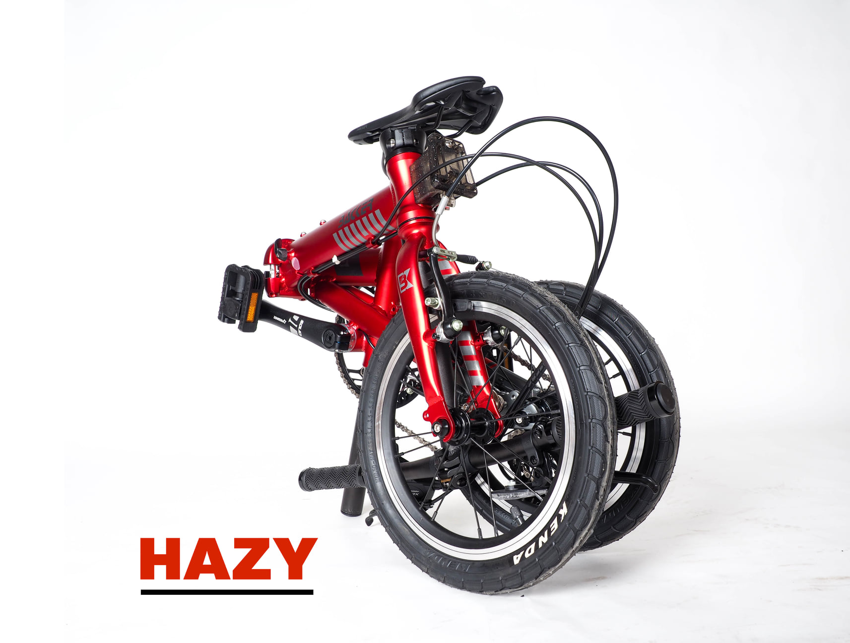 จักรยานพับ BACKER HAZY เฟรมอลู Sensah MX9 3 Speed 2021