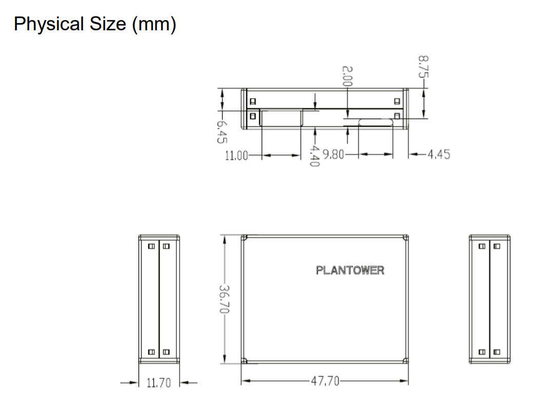 PMS7003 เซ็นเซอร์ฝุ่น PM2.5