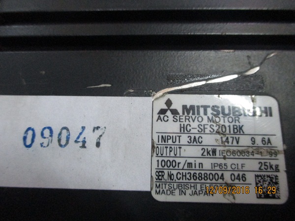 HC-SFS201BK SERVO MOTOR “ MITSUBISHI ”