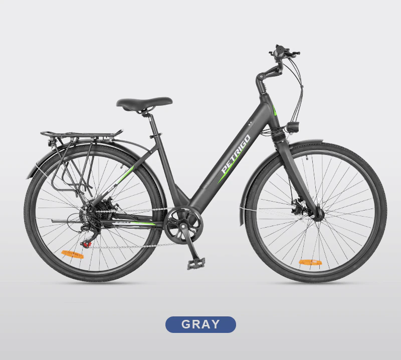 PRETIGO C2 700c Electric Bike Li-ion Powered Sports Bike Urban ebike Women's swan frame bicycle commuter travel electric bicycle