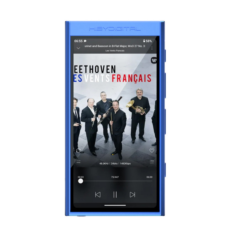 Hiby Digital M300 เครื่องเล่นเพลง Android พกพา มี Playstore มีลำโพงในตัว รองรับ Hires + Hires Wireless