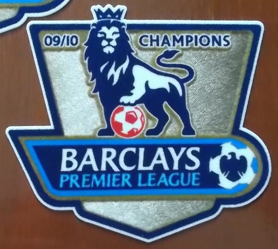 อาร์มสัญลักษณ์ฟุตบอล การแข่งขันฟุตบอลพรีเมียร์ ลีก - PREMIER LEAGUE CHAMPIONS 2009/10 PLAYER SIZE ใหม่ / PREMIER LEAGUE National Football League PLAYER SIZE Football Patch/Badge - PREMIER LEAGUE CHAMPIONS 2009/10 NEW