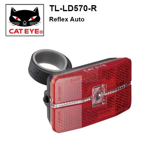 CATEYE ไฟกระพริบแคทอายออโต้ REFLEXT AUTO, TL-LD570, สีแดง