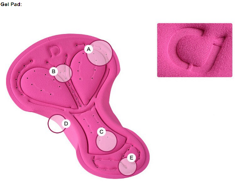 กางเกงปั่นจักรยาน Cheji Cycling pants (KORIA) ,CJ-CT-2185-04 (4 ส่วน) ขาสี่ส่วน