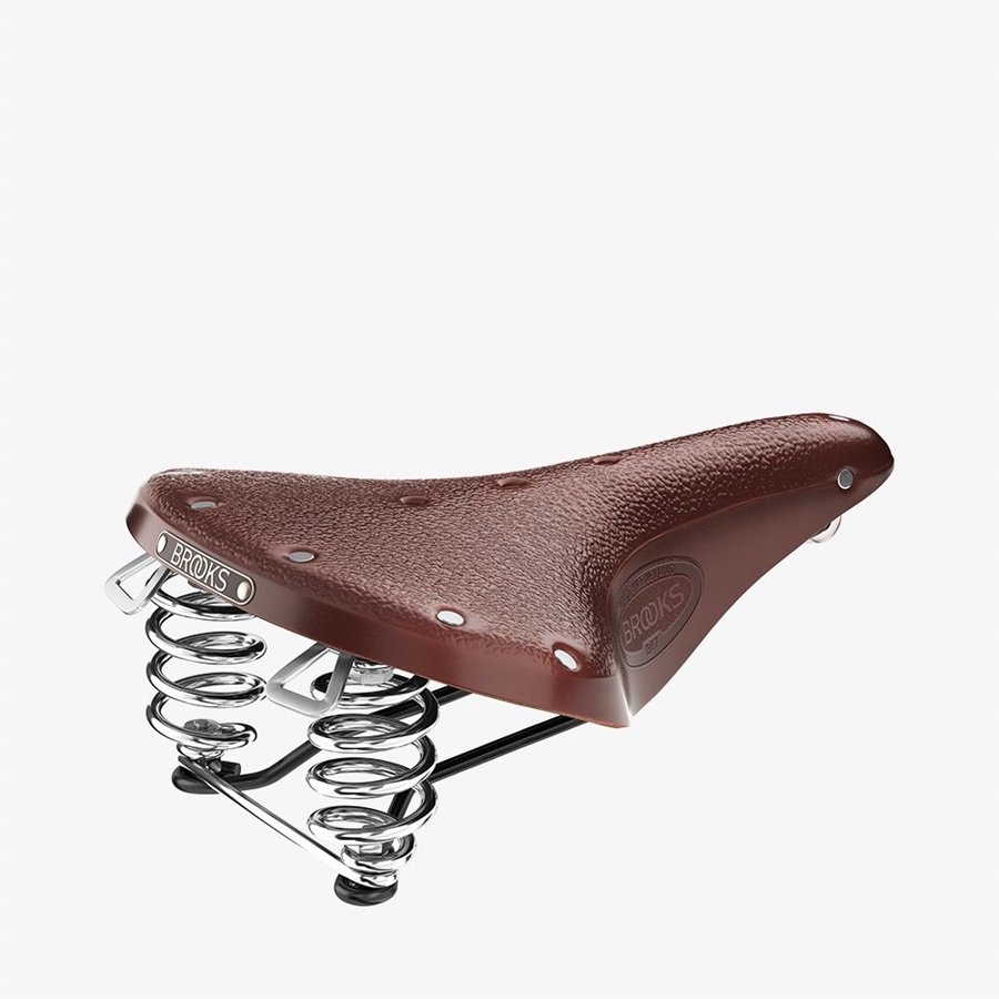 เบาะจักรยานหนังแท้ BROOKS B67 Brown