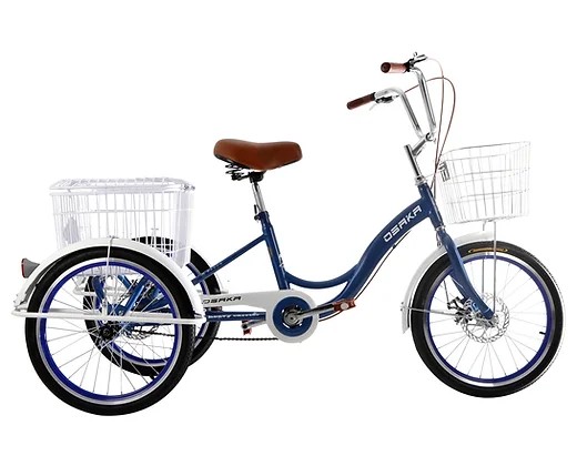 จักรยานสามล้อยี่ห้อ Osaka Camel 20 นิ้ว ดิสเบรคหน้า+หลัง เฟรมเหล็ก