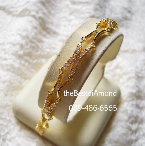 BC013===สร้อยข้อมือ X Match=== ดีไซน์สวยมากๆๆ Modern สุดๆ งานสวยมากๆๆ เนี๊ยบสุดๆ เพชรวิ๊งๆเลยค่ะ รับประกันความสวย