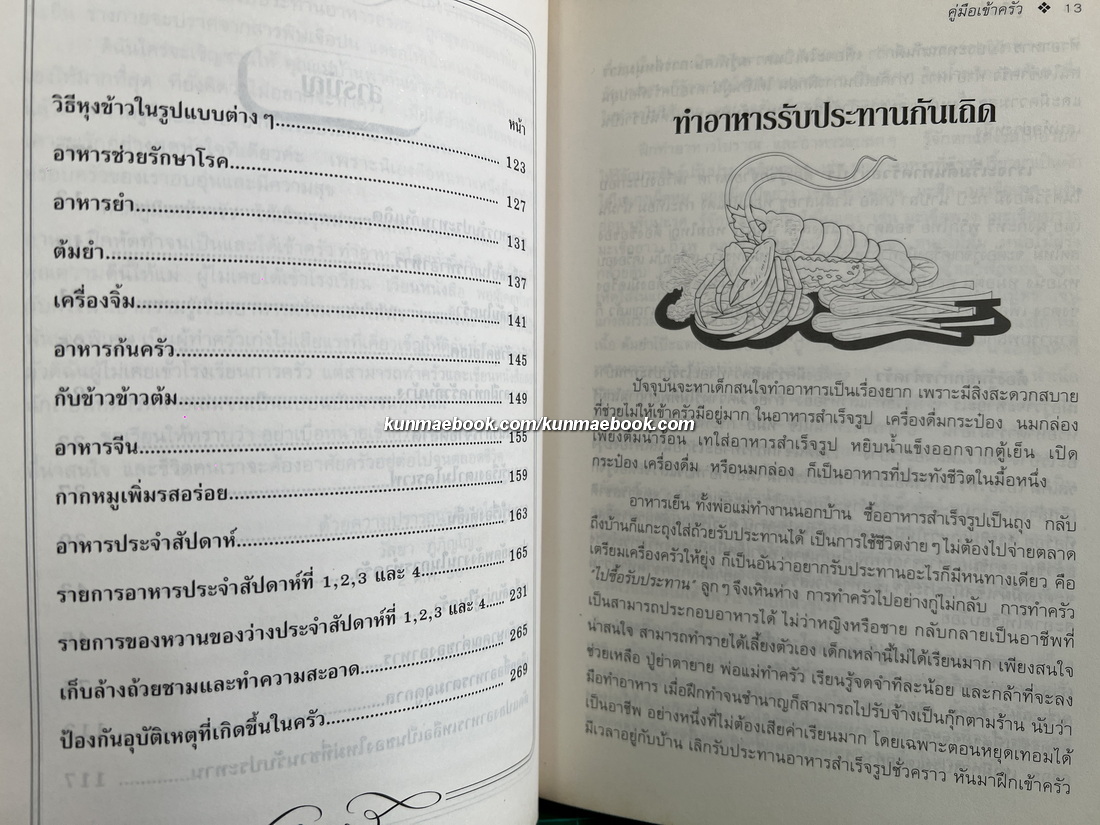 คู่มือเข้าครัว ผลงานของ วัลยา ภู่ภิญโญ (ร.ท.หญิง ลัดดา ภู่นิยม)