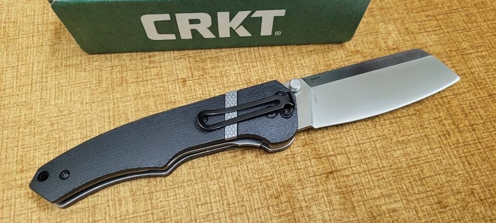Ripsnort II Black Handle Folder