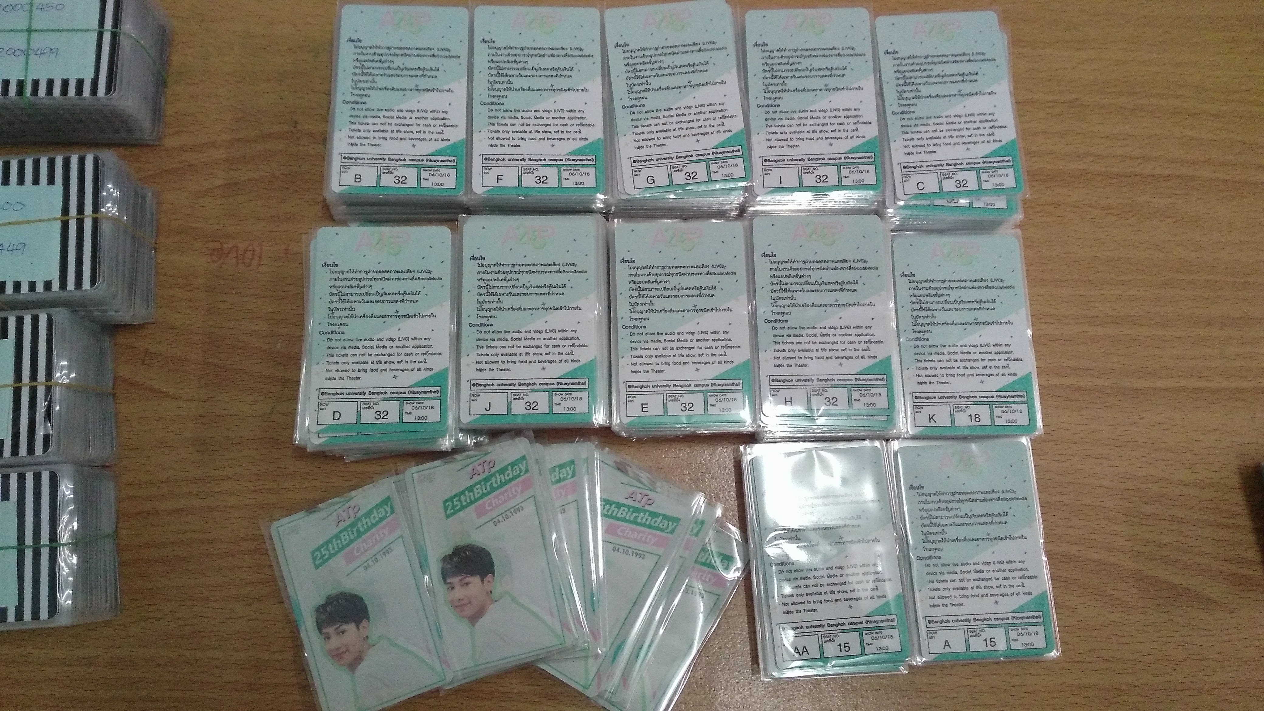 ตัวอย่างการ์ดพนักงาน การ์ดรายชื่อสมาชิก