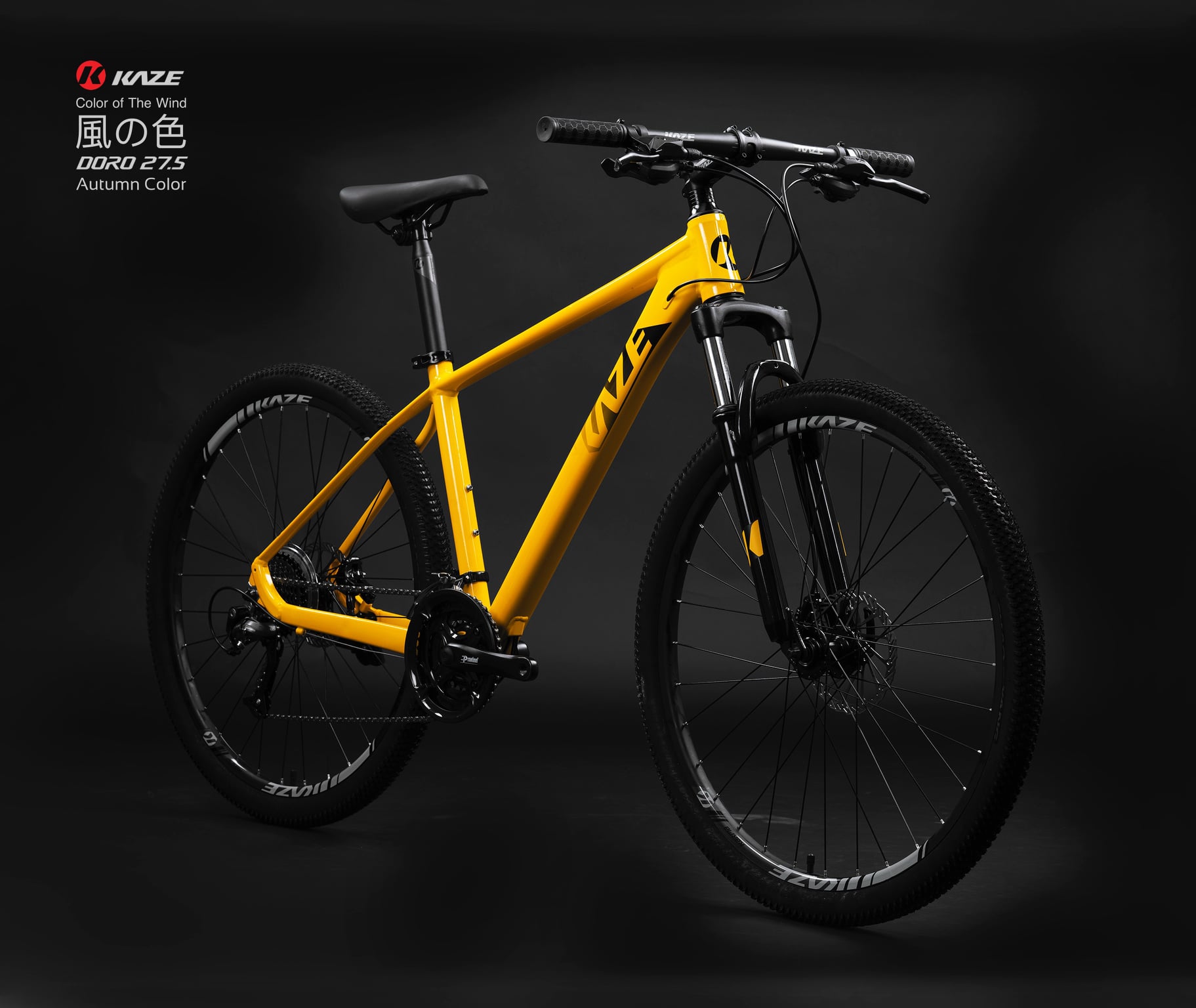 จักรยานเสือภูเขา KAZE DORO 27 สปีด ดิสน้ำมัน เฟรมอลูมิเนียม X6 ซ่อนสาย 2022