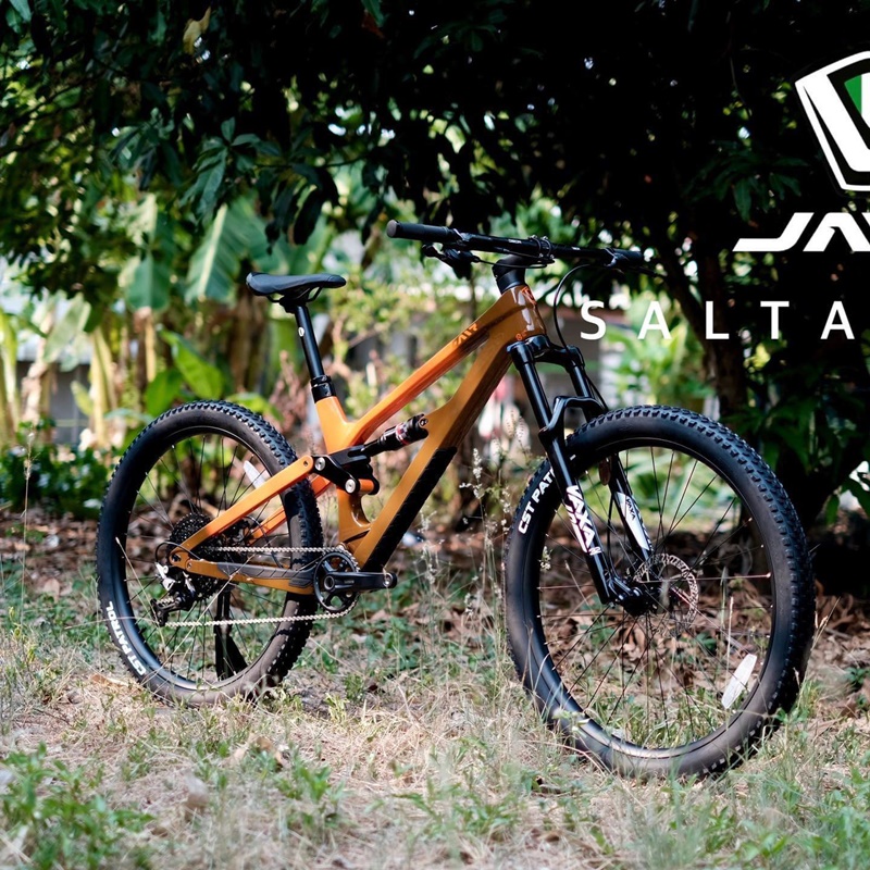 จักรยานเสือภูเขาฟูลซัส JAVA SALTAFOSSI Fullsuspension 27.5 เฟรมคาร์บอน เกียร์ Deore 12 สปีด 2023