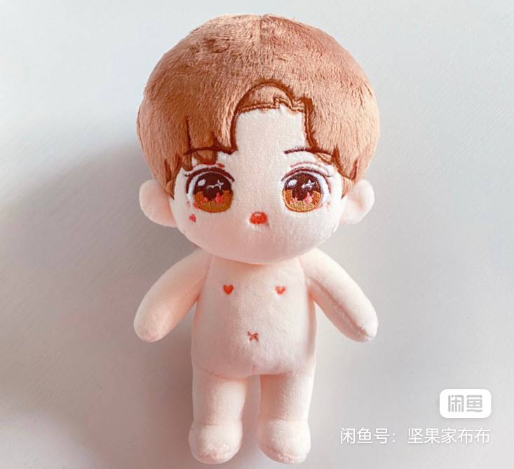 ตุ๊กตาตัวเปล่า เซียวจ้าน ผมน้ำตาล (20 cm.)
