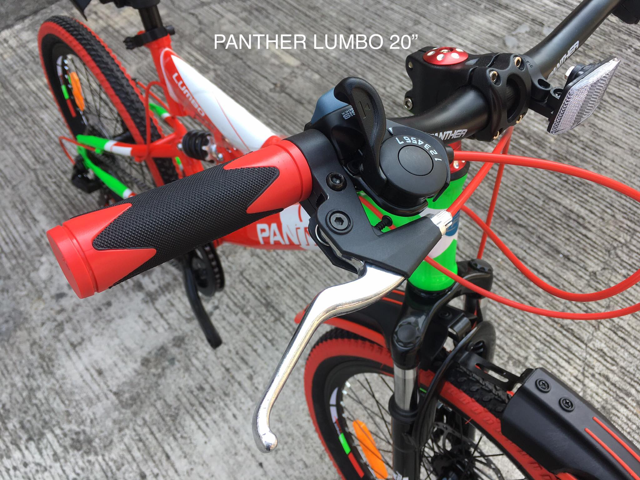 จักรยานเสือเด็ก Panther LUMBO เฟรมเหล็ก 7 สปีดล้อ20 นิ้ว