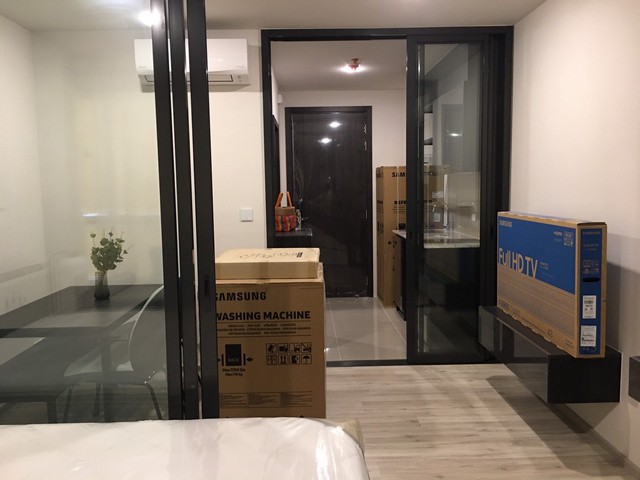 ให้เช่าคอนโอ เอ็กซ์ที ห้วยขวาง ตึก A 29 ตร.ม.ห้องใหม่ เครื่องใช้ครบ ใกล้ MRT ห้วยขวาง