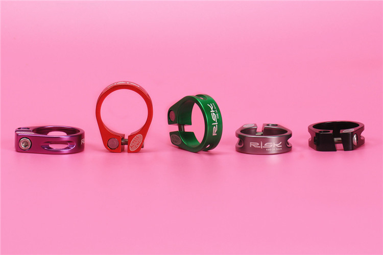 รัดหลักอาน RISK alloy Bolt Seatpost Clamp มีแต่ 31.8 (แบบยึดน็อต) K89