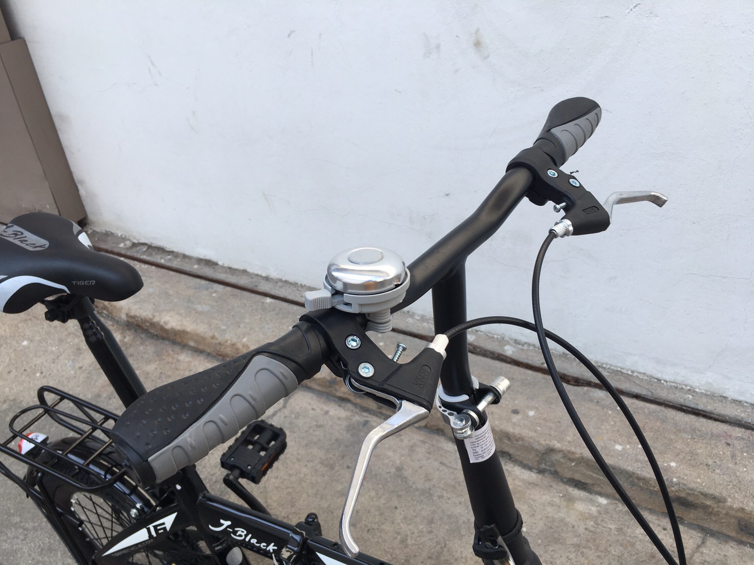 จักรยานพับ TIGER J-BLACK 16"นิ้ว Single speeds เฟรมเหล็ก, ปี 2021