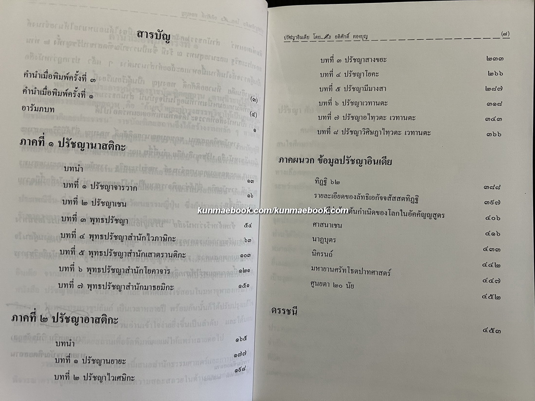 ปรัชญาอินเดีย ผลงานของ อดิศักดิ์ ทองบุญ *ศาสตราจารย์อดิศักดิ์ ทองบุญ (ราชบัณฑิต)