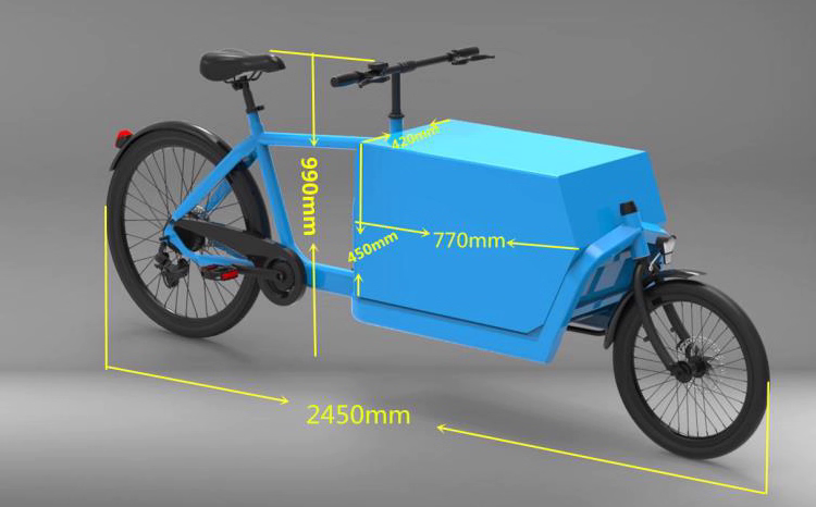KAGO KG-Heavy Cargo Bike จักรยานขนส่งสินค้า เดนมาร์ก | จักรยานไฟฟ้าครอบครัว Premium