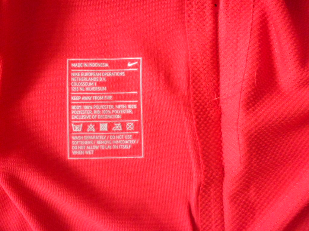 เสื้อฟุตบอล ทีมสโมสรแมนเชสเตอร์ ยูไนเต็ด Player EPL Version ชุดเหย้า แขนยาว 2010/11 ใหม่ L-Size / MANCHESTER UNITED Football Shirt Player EPL Version Long Sleeve Home Kit 2010/11 Jersey NEW L-Size