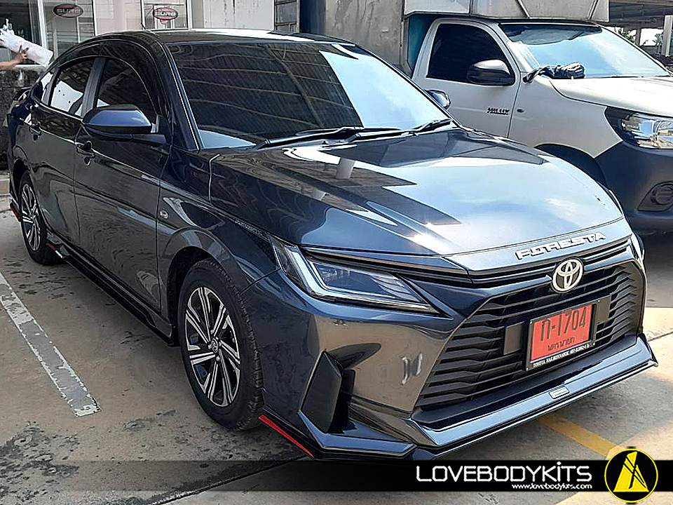 ชุดแต่ง FORESTA V2: YARIS ATIV 2023 / 4 ประตู