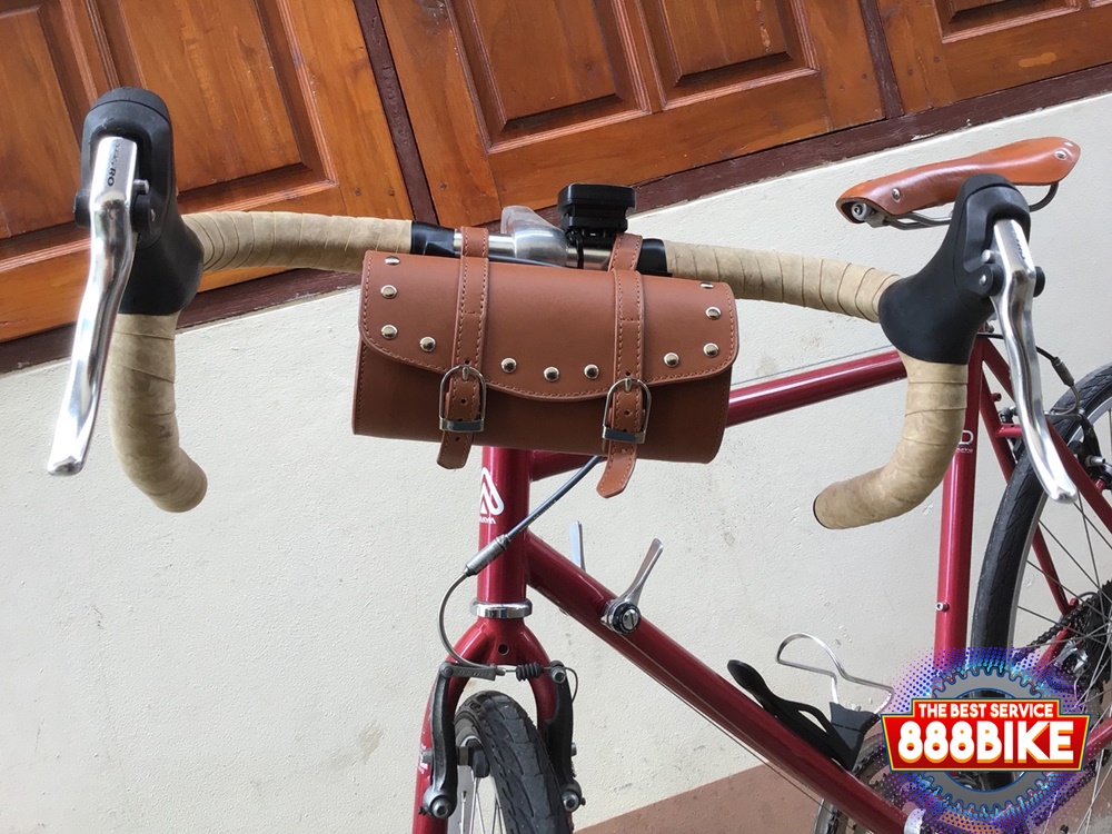 กระเป๋าคาดแฮนด์จักรยานลายคลาสสิควินเทจ LB BAG RETRO Front bags,SC-01