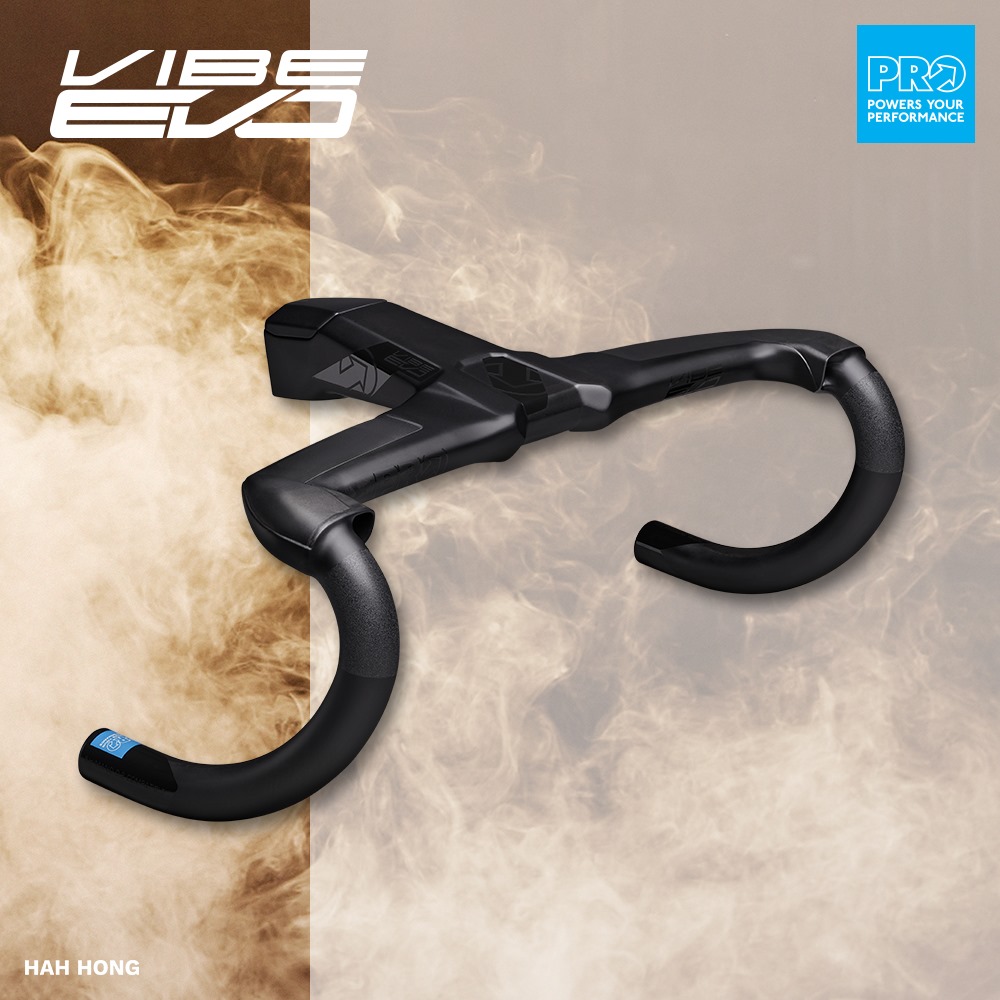 PRO แฮนด์ถนนคาร์บอนรุ่น VIBE EVO(พร้อมชุดสเปเซอร์)