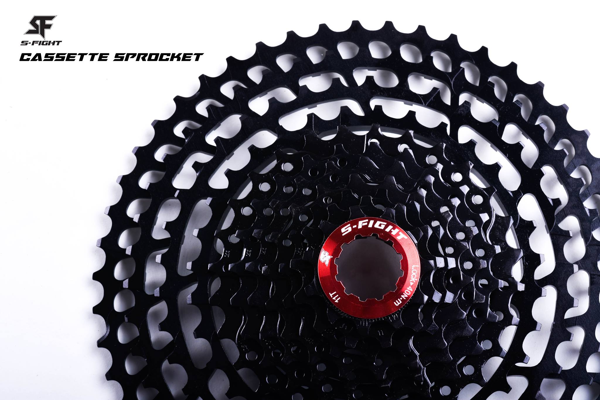 เฟืองท้าย S-FIGHT G11-50-B SPROCKET CASSETTE, 11-50T, 365กรัม