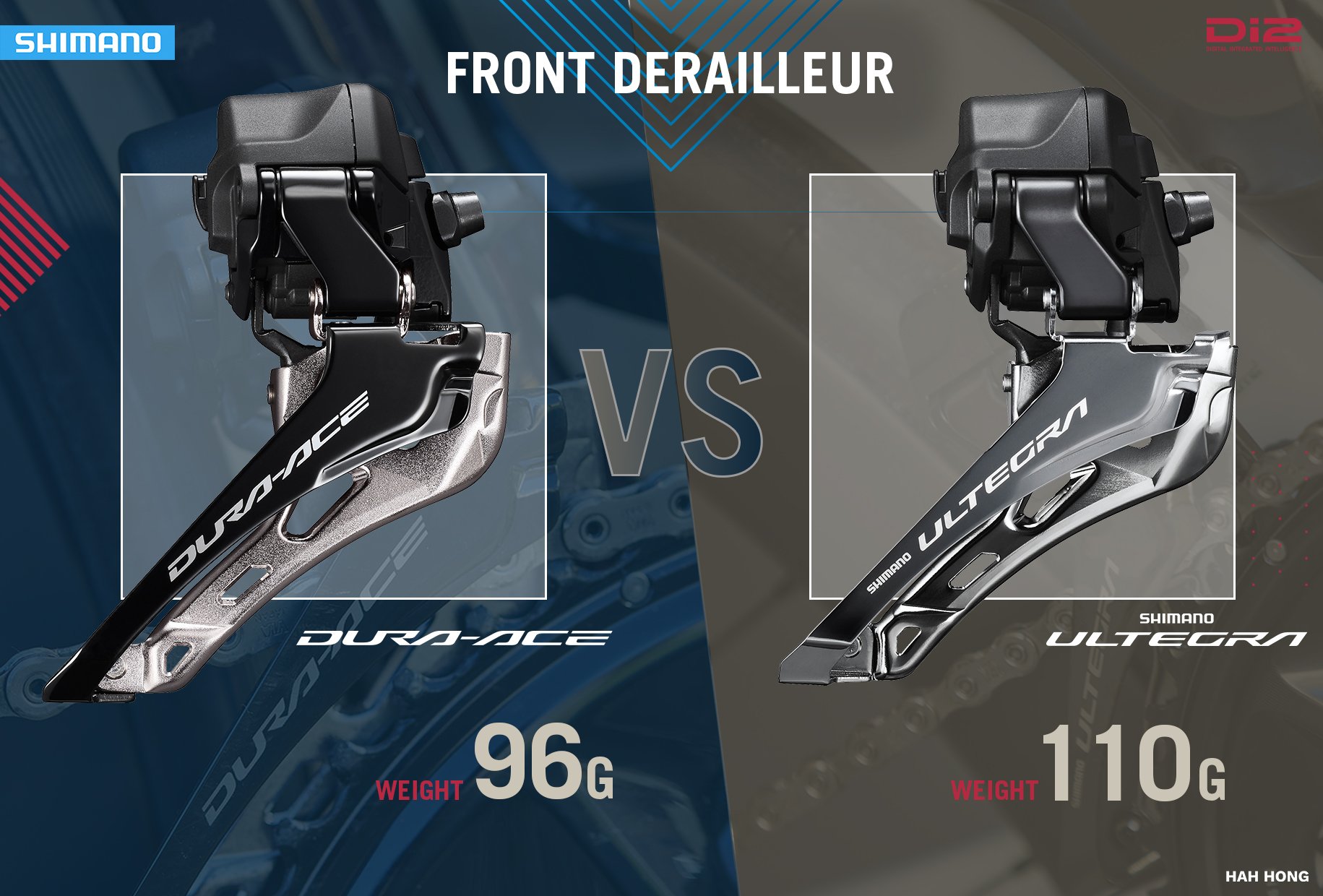 ชุดเกียร์ SHIMANO DURA-ACE Groupset R9200 DI2 DISC, 2x12 speeds hydraulic disc