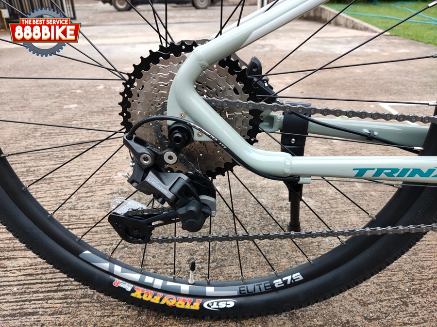 จักรยานเสือภูเขา TRINX X7E ,ล้อ 27.5 นิ้ว HDC Alloy Frame, เกียร์ 20 สปีด Deore, TRINX MY2020