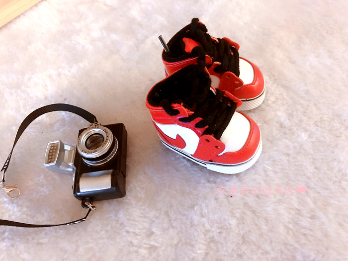 รองเท้าไนกี้ สำหรับตุ๊กตา 20 cm. ดำ