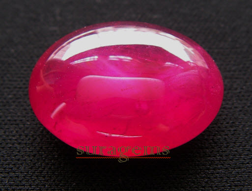 RUBY ทับทิมอาฟริกาจอนซอล ชมพูแดง ขนาด 19.93x15.62x8.14 อ๊าฟริกาจอนซอล นน. 26.90 ct.