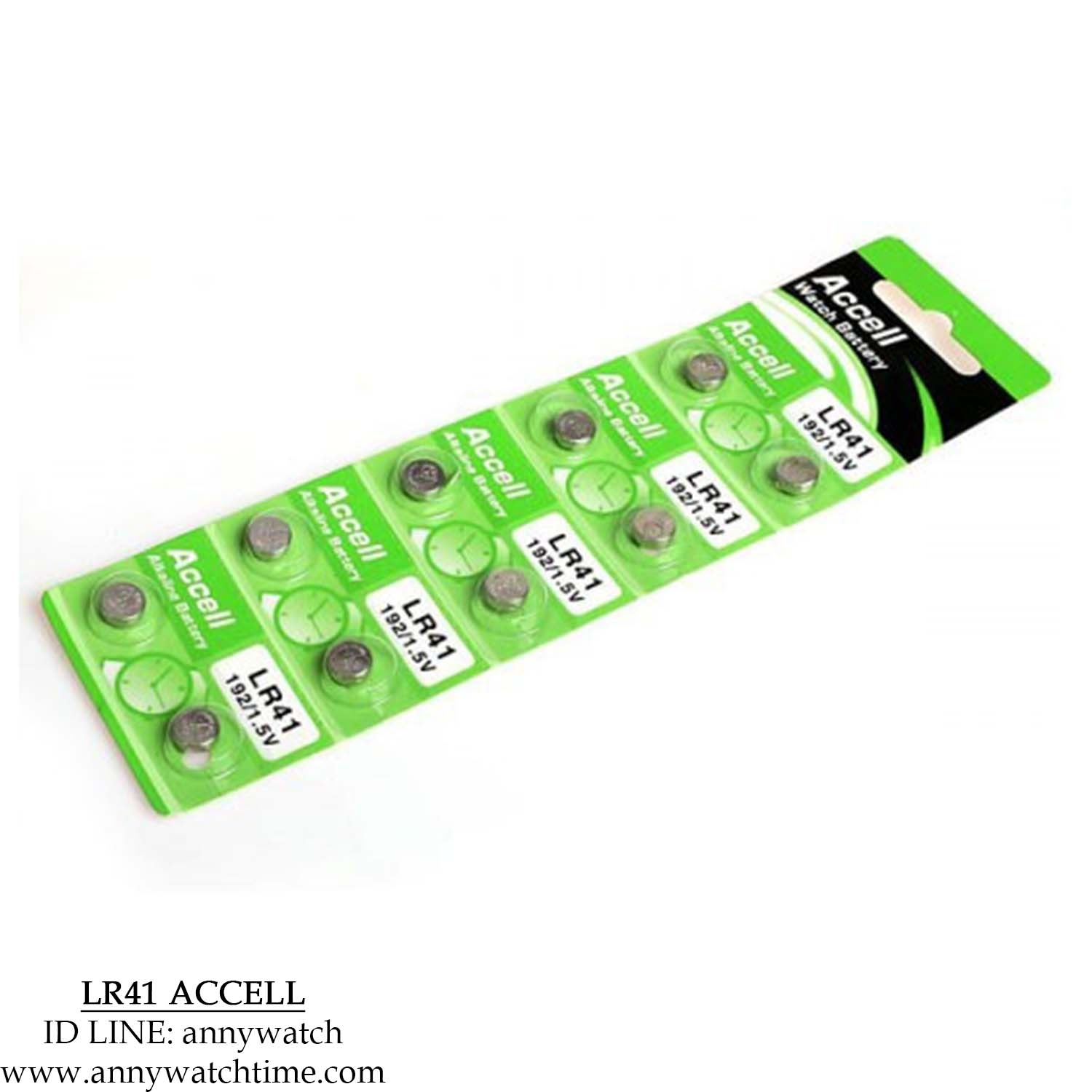 ถ่าน LR41 ACCELL