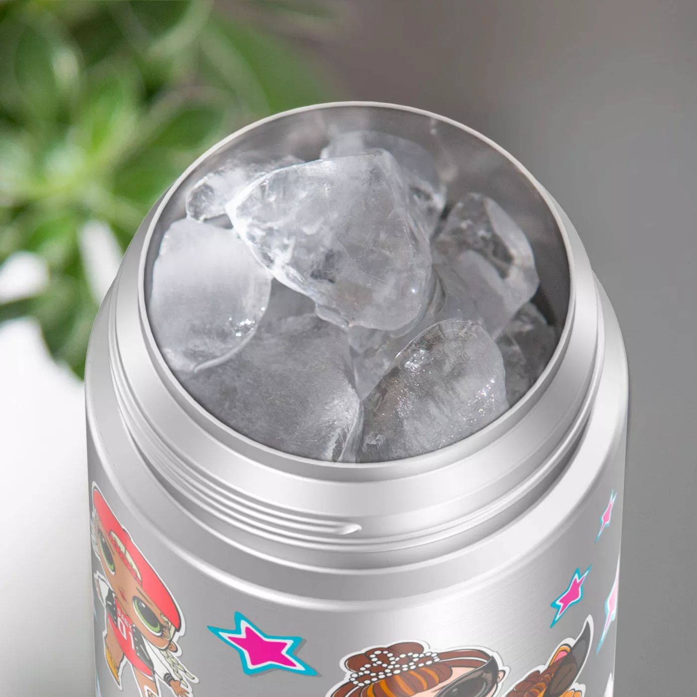 กระติกน้ำเก็บความเย็น Thermos L.O.L. Surprise! Remix 12oz FUNtainer Water Bottle with Bail Handle - Blue