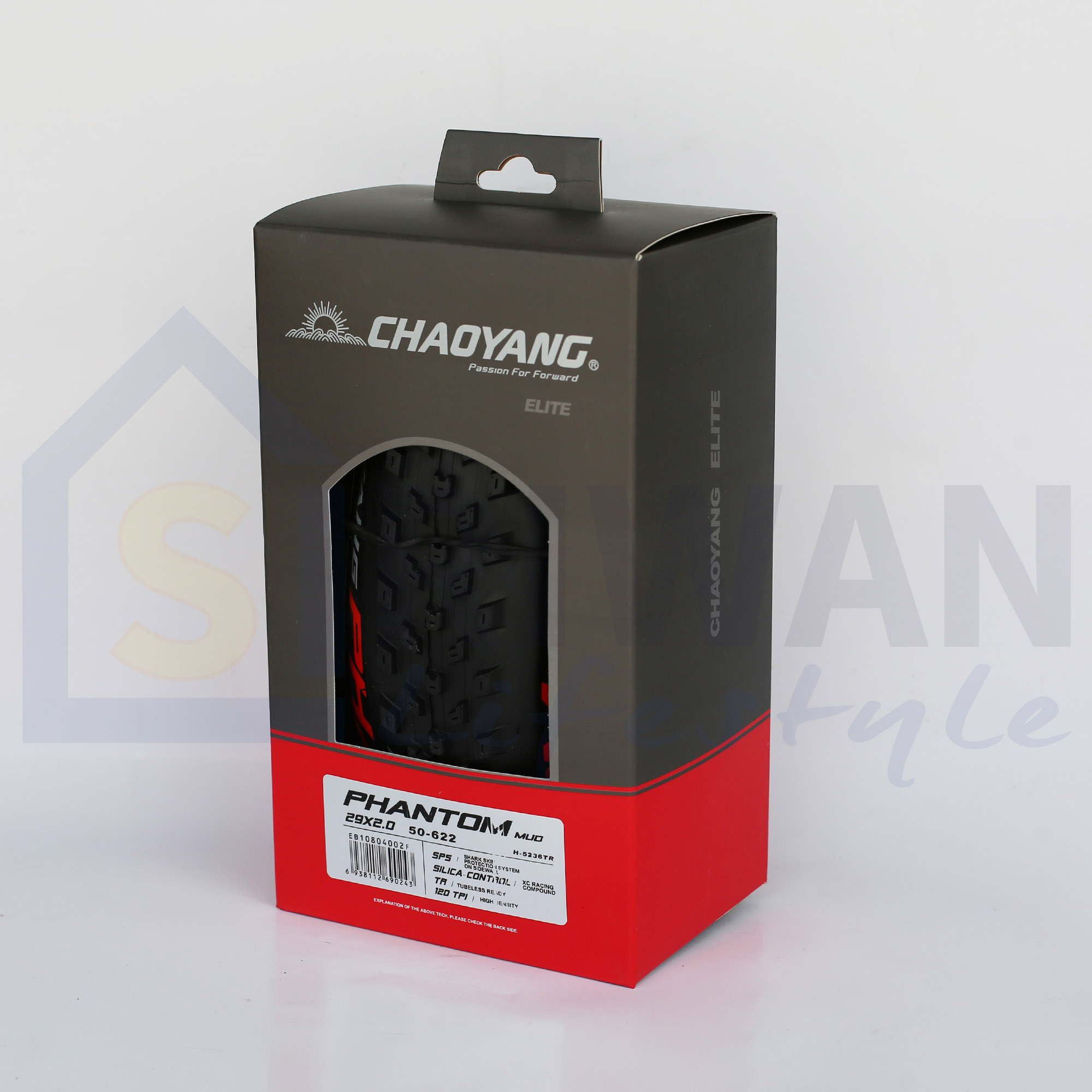 ยางจักรยานเสือภูเขา Chaoyang PHANTOM MUD 29x2.0" สำหรับสภาพโคลน รหัสสินค้า: EB10804002F | H-5236/H-5236TR